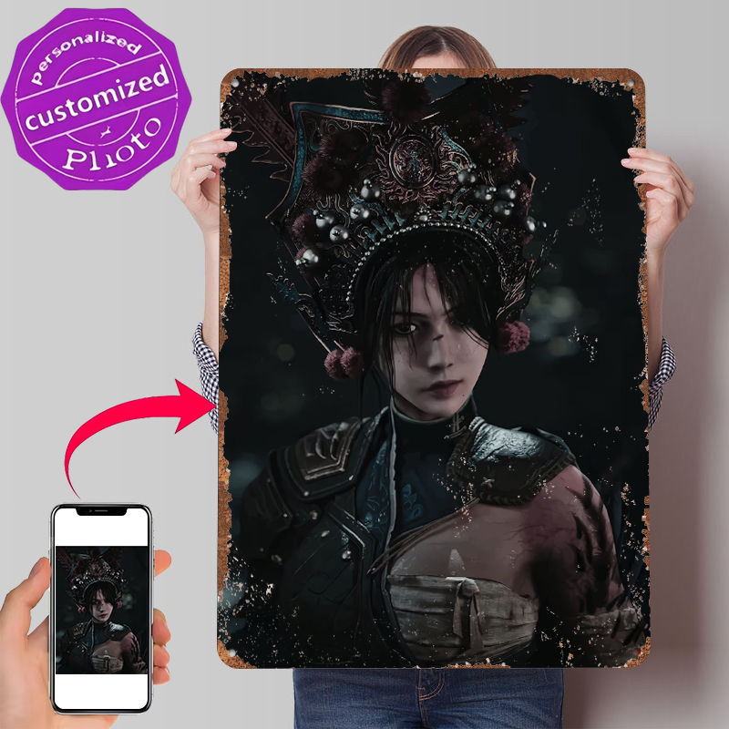 Women Accessories Poster - 화려한 머리 장식을 한 전사 여인