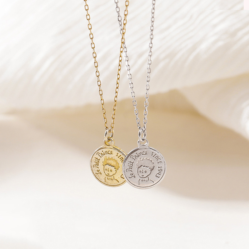 Coin Necklace Delicate - S925 스털링 실버 목걸이, 코인 펜던트가