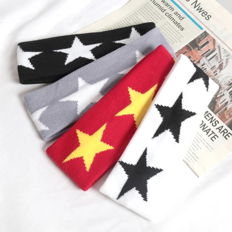 Women'S Yoga Accessories - 남녀공용 탄성 오각형 머리띠, 피트니스 요가