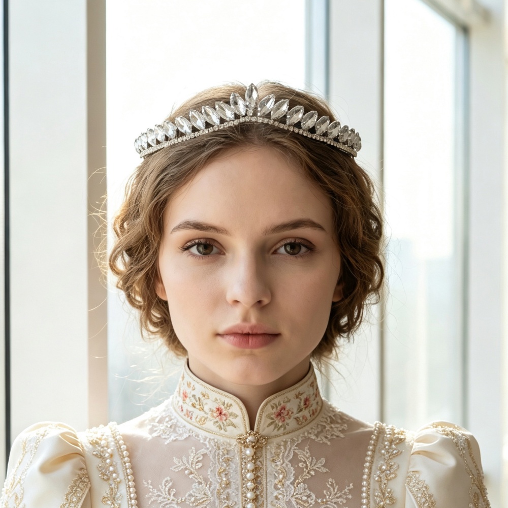 Women'S Wedding Accessories - 미니멀리스트 크리스탈 웨딩 헤어 티아라 신부