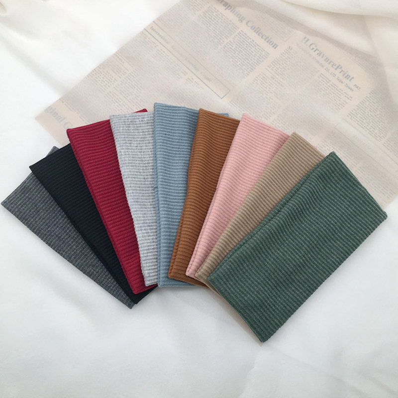 Women'S Yoga Accessories - 여자를위한 솔리드 컬러 머리띠 새로운 헤어