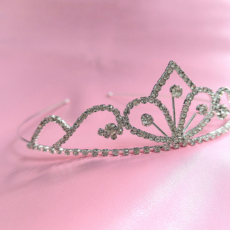 실버 컬러 라인스톤 신부 왕관 럭셔리 크리스탈 티아라  - Women'S Wedding Accessories 리뷰 및 가격