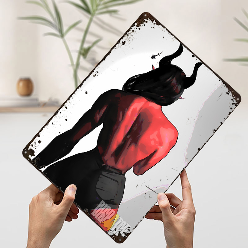 붉은 피부를 가진 악마 여성의 뒷모습, 개인 맞춤형 3 - Women Accessories Poster 리뷰 및 가격