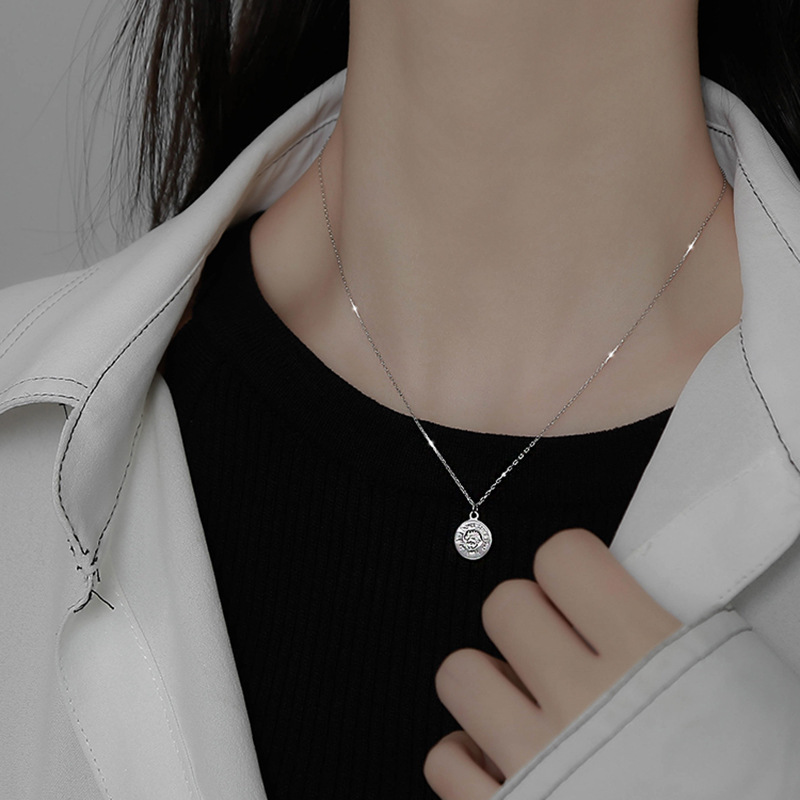 S925 스털링 실버 목걸이, 코인 펜던트가 있는 우아 - Coin Necklace Delicate 리뷰 및 가격