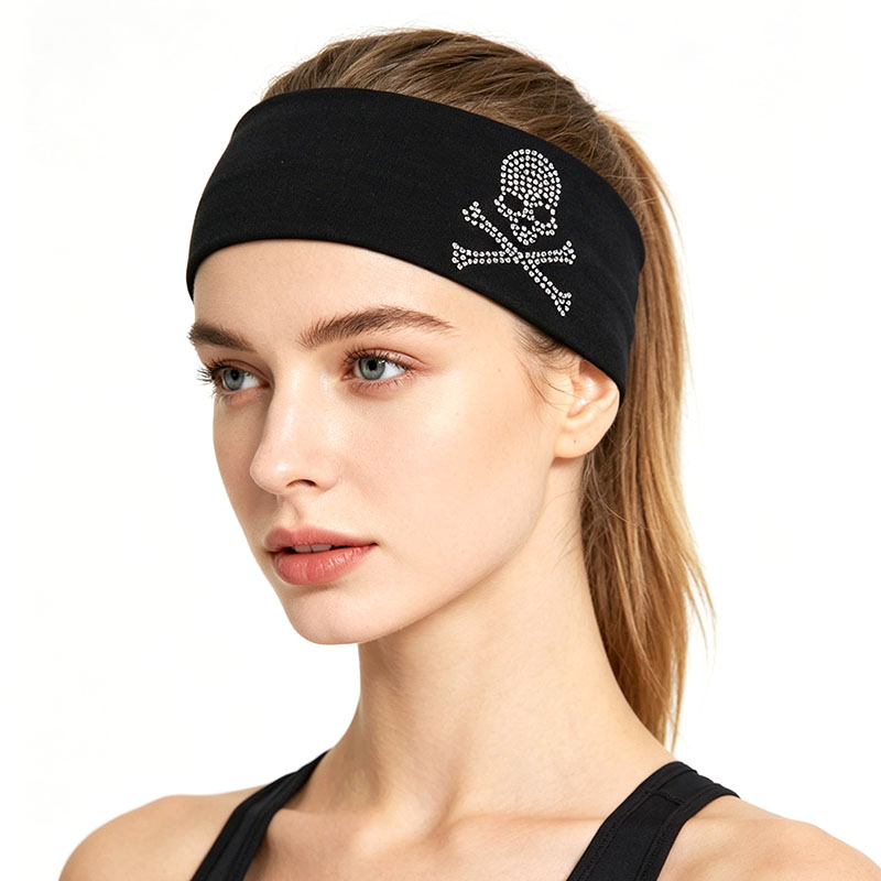 Y2K 헤어밴드 레트로 스트레치 터번 여성용 라인스톤  - Women'S Yoga Accessories 리뷰 및 가격