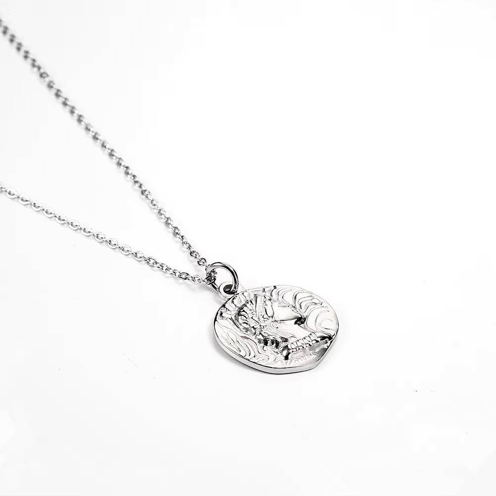 스테인리스 스틸 금도금 엘리자베스 여왕 초상화 체인 패 - Coin Necklace Delicate 리뷰 및 가격