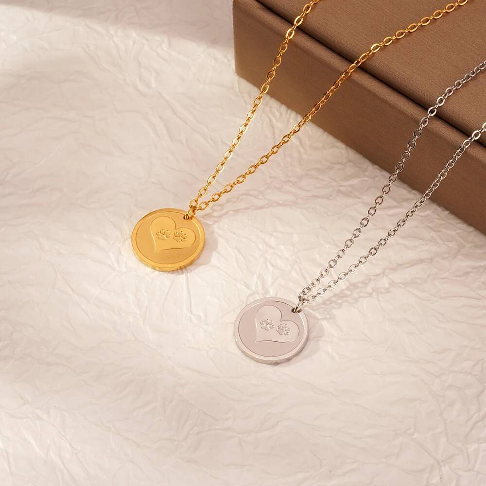 스테인리스 스틸 패션 섬세하고 심플한 원형 코인 디스크 - Coin Necklace Delicate 리뷰 및 가격