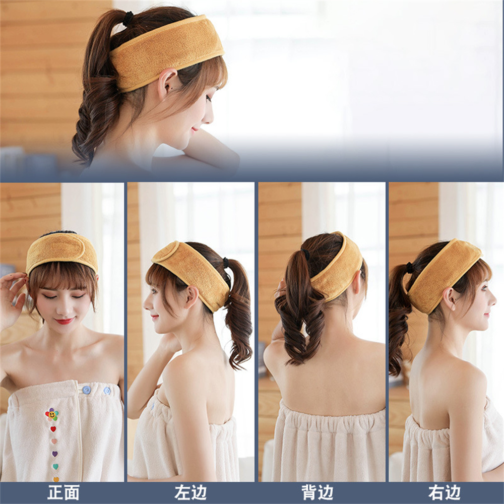 조정 가능한 와이드 헤어밴드, 요가 스파 목욕 샤워,  - Women'S Yoga Accessories 리뷰 및 가격